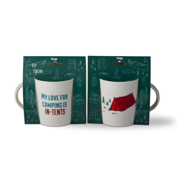 Picture of love for camping giftable mug - multi