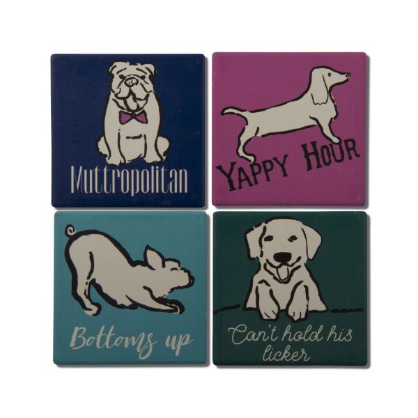 Picture of muttropolitan coaster assortment of 4 - multi