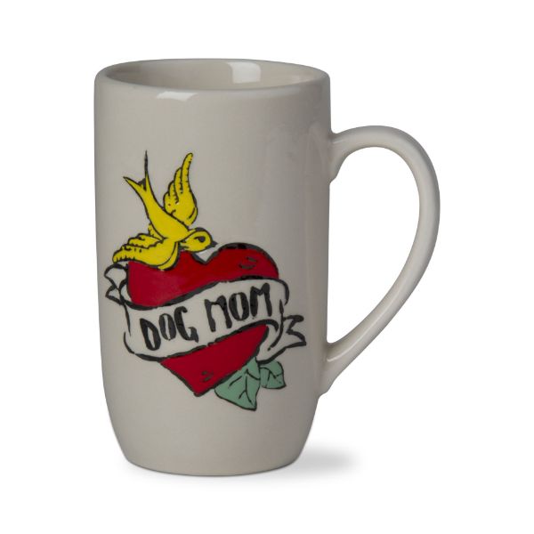 Picture of dog mom tattoo tall mug - Multi