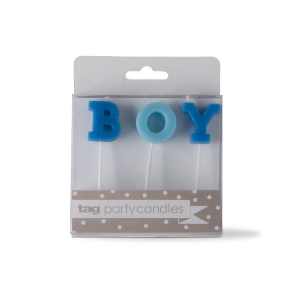 Picture of boy celebration candle set - multi