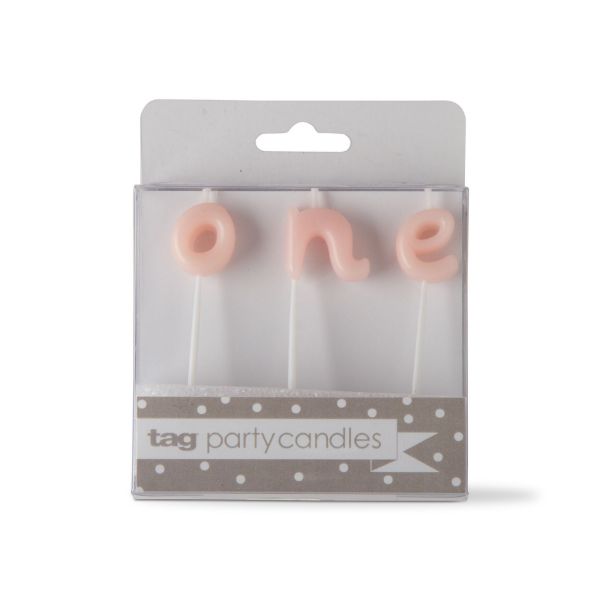 Picture of one candle set - Pink