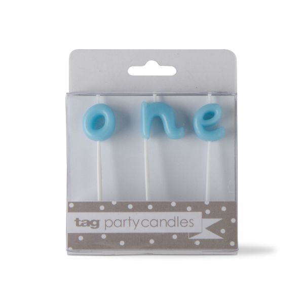 Picture of one candle set - Light Blue