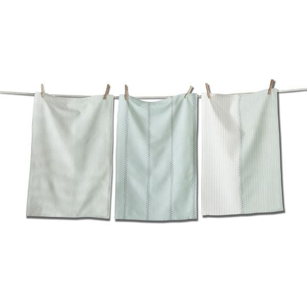 Picture of botanica dishtowel set of 3 - Aqua