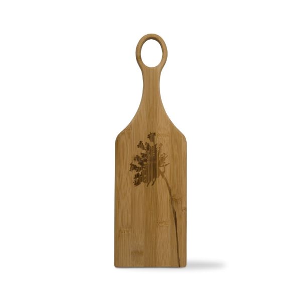 Picture of wild flower bamboo board - natural