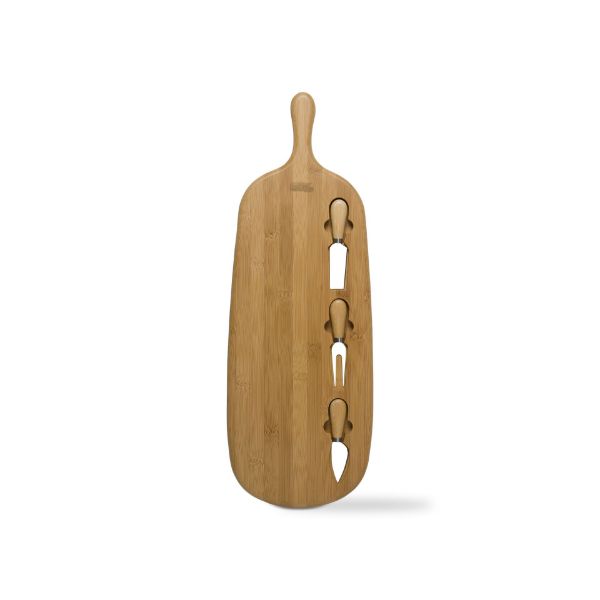 Picture of cheeseboard and utensils set - Natural