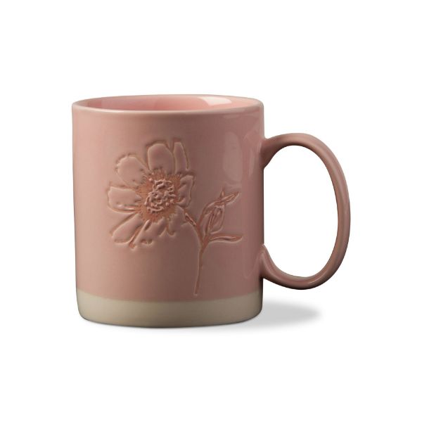 Picture of sunflower wax resist mug - Blush