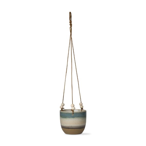 Picture of dune hanging planter striped - multi