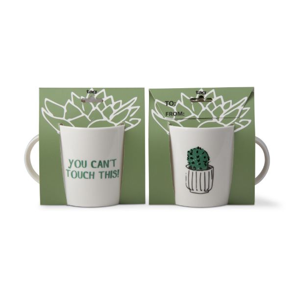 Picture of can't touch this giftable mug - green, multi