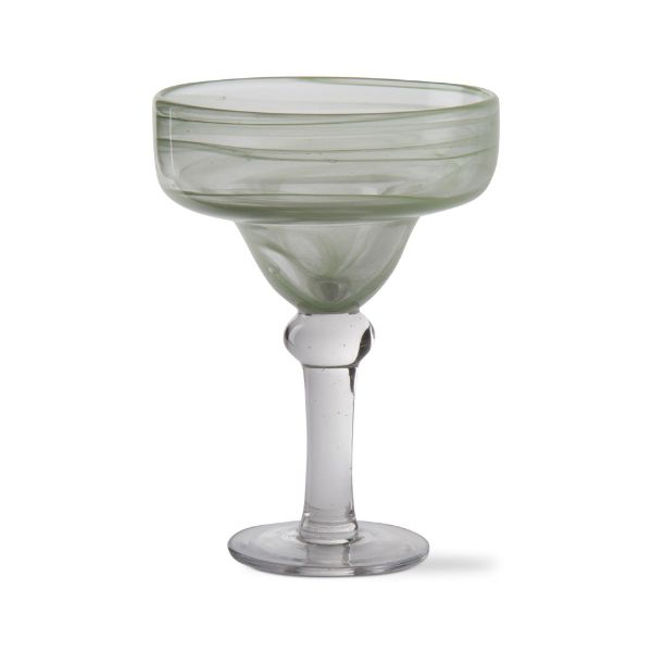 Picture of swirl margarita glass - Green