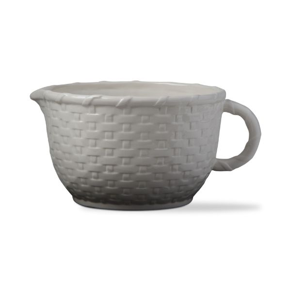 Picture of basket weave batter bowl - White