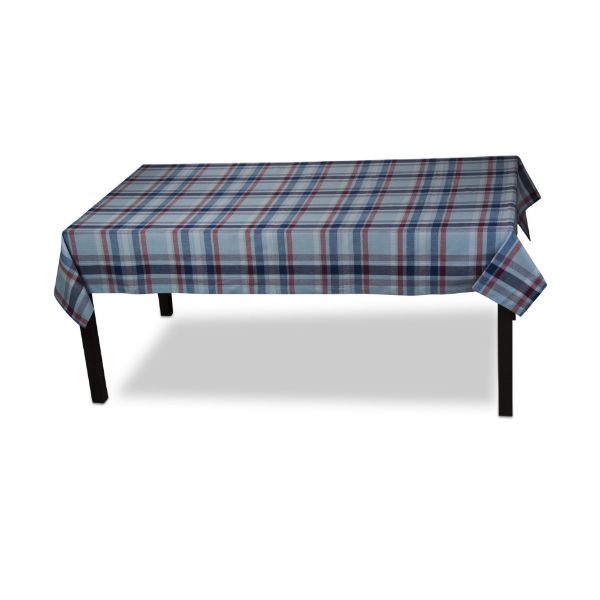 Picture of jackson plaid tablecloth - blue, multi