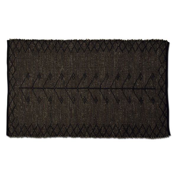 Picture of chaka seagrass rug - black, multi