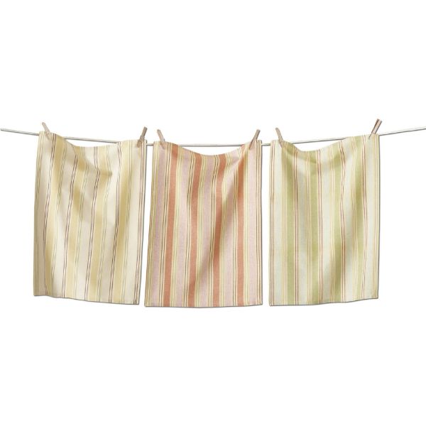 Picture of honey stripe dishtowel set of 3 - Multi