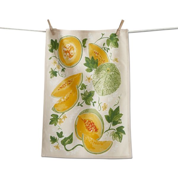 Picture of cantaloupe dishtowel - Maize