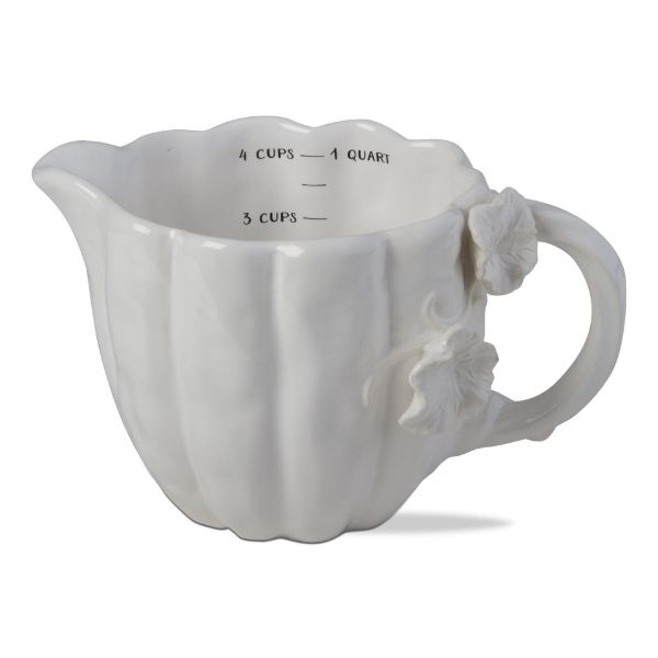 Picture of pumpkin measuring pitcher - white