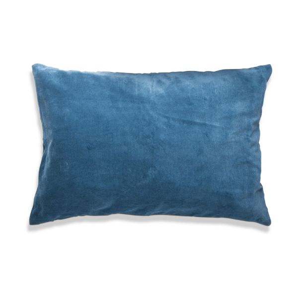 Picture of velvet lumbar pillow - teal