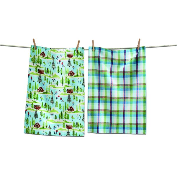 Picture of winterfest dishtowel set of 2  - multi