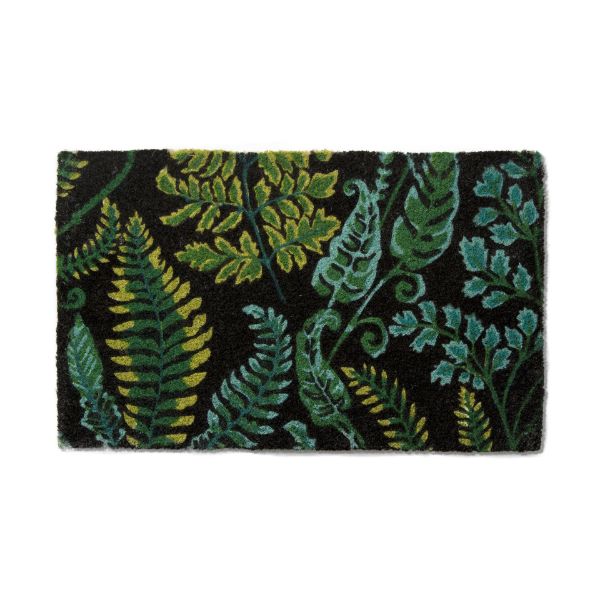 Picture of ornamental coir mat - green, multi