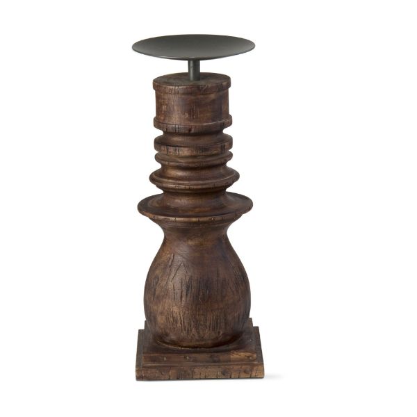 Picture of madera pillar holder - chestnut