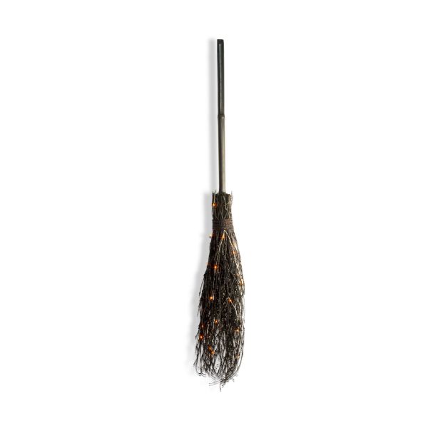 Picture of led witches broom - black