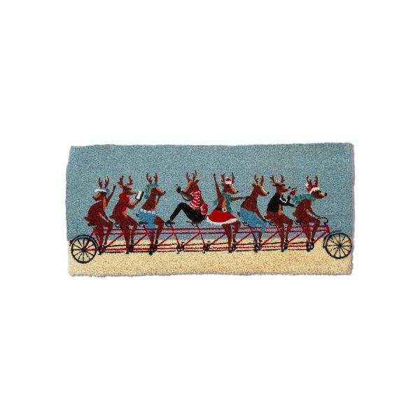 Picture of merrily roll along estate coir mat - multi