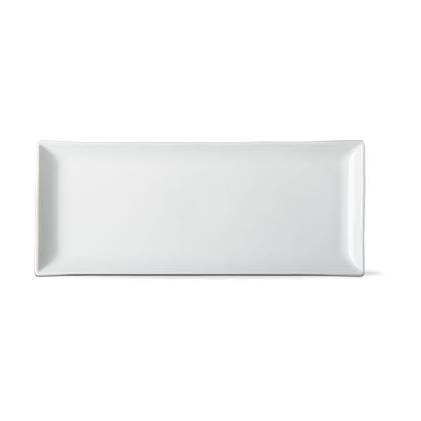 Picture of whiteware rectangle serving plattter - white