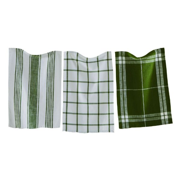 Picture of tag classic dishtowel set of 3 - foliage