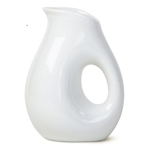 Picture of whiteware oval pitcher small - white