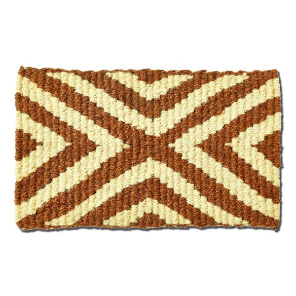 Picture of chevron hollander coir mat - natural