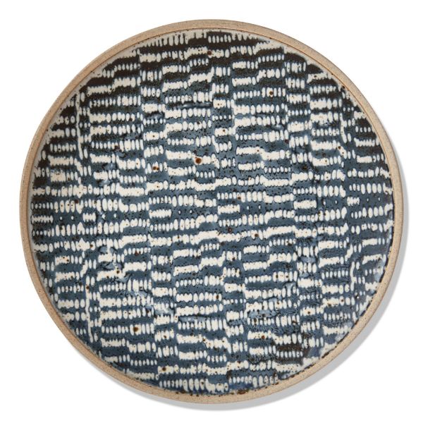 Picture of wyatt appetizer plate - blue, multi