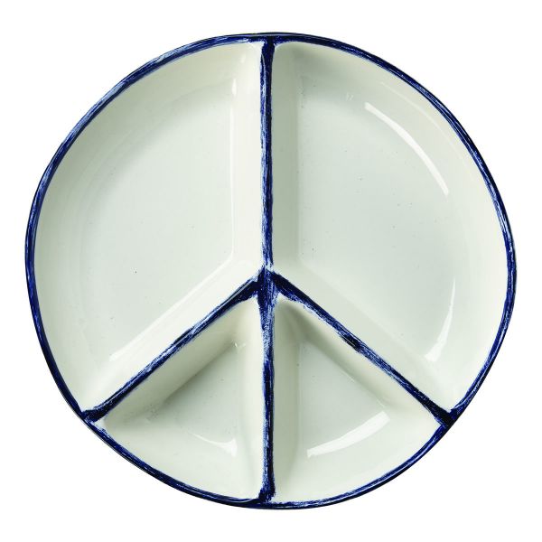 Picture of have a peace divided dish - multi