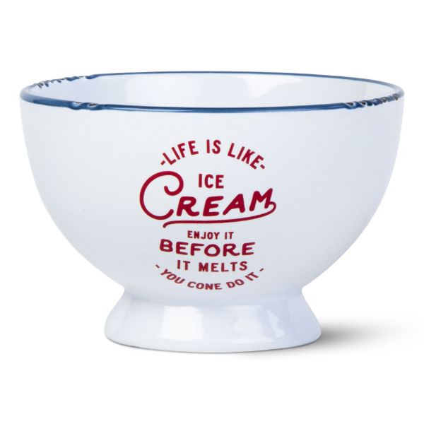 Picture of enjoy ice cream bowl - multi