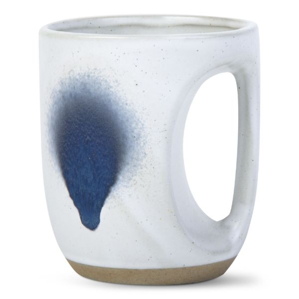 Picture of splash  cut out handle mug - blue, multi