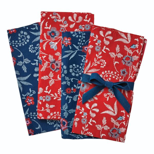 Picture of prairie floral napkin set of 4 - multi