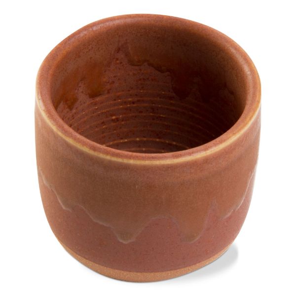 Picture of glaze drip planter extra small - terracotta