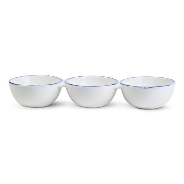 Picture of spread schmear slather 3 part dish - multi