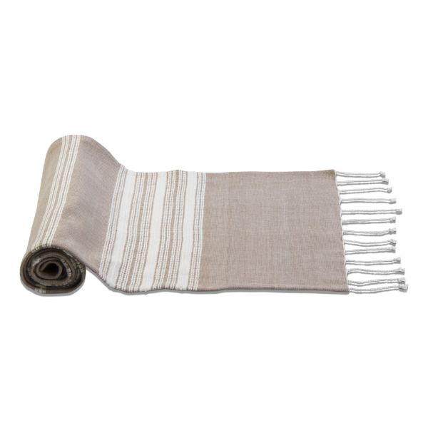 Picture of endless summer stripe runner - linen