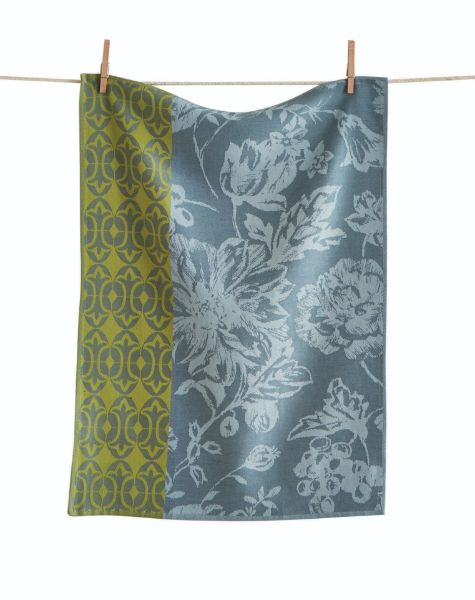 Picture of greenhouse jacquard dishtowel - blue, multi