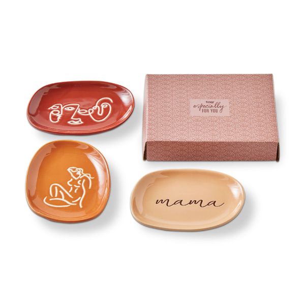 Picture of motherhood organic trinket dish assortment of 3 - multi