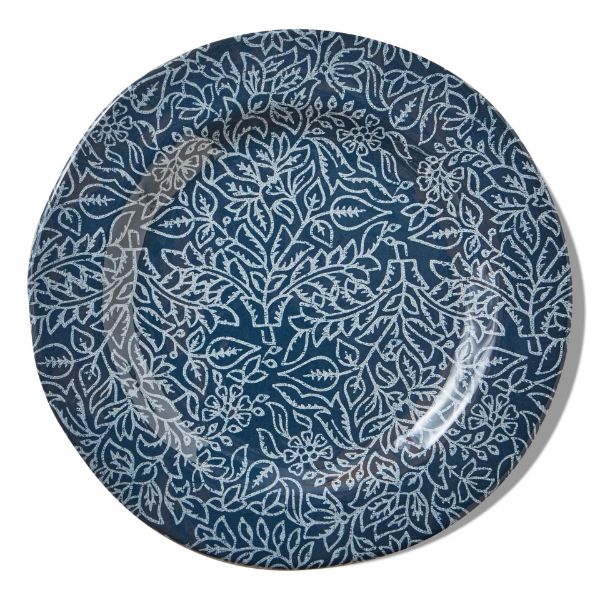 Picture of haisley melamine salad plate set of 4 - blue, multi