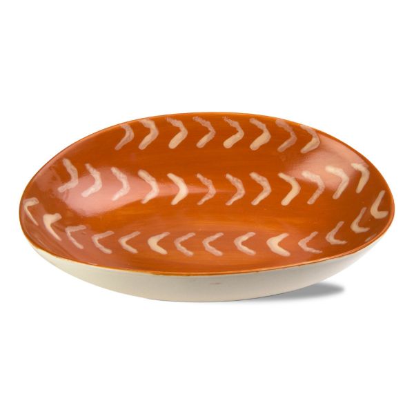 Picture of endls summer decorative bowl large - burnt sienna