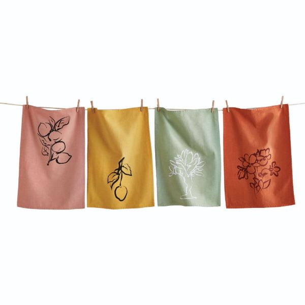 Picture of endless summer dishtowel assortment 4 - multi