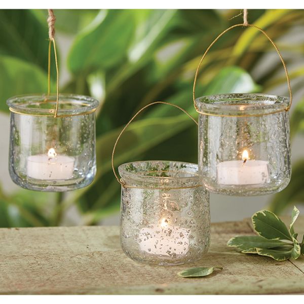 Picture of bella candleholder with handle - clear