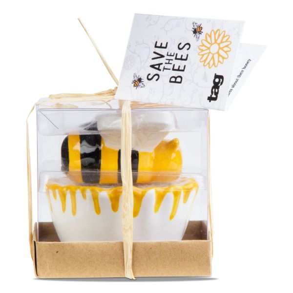 Picture of flower bee salt and pepper set - multi