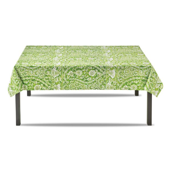 Picture of waterlily tablecloth - coral