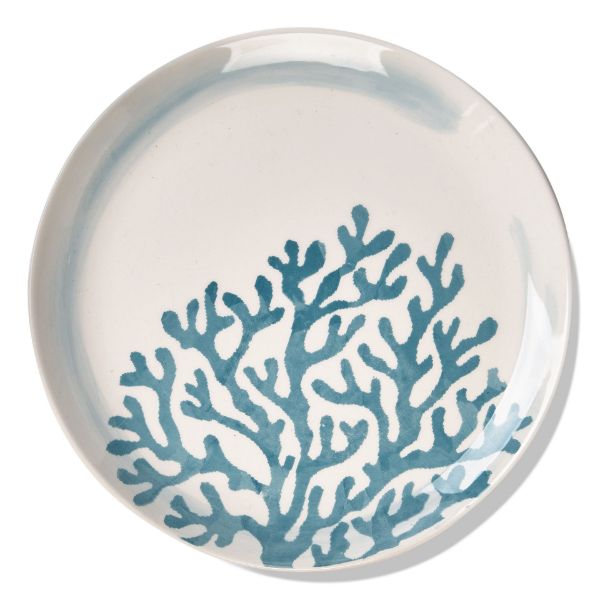 Picture of coral appetizer plate - blue