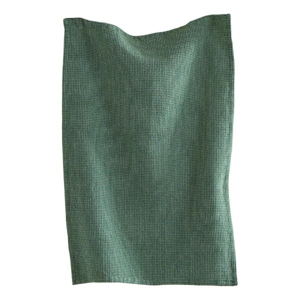 Picture of tag classic waffle weave dishtowel - slate blue