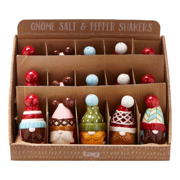 Picture of gnomie salt & pepper assortment of 15 & cdu - multi