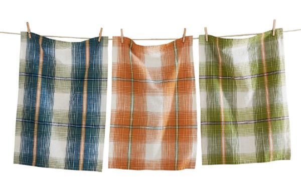 Picture of ava plaid dishtowel set of 3 - multi