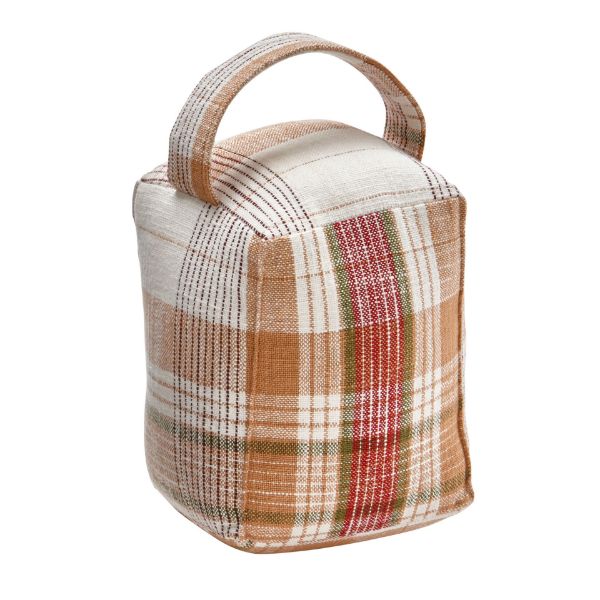 Picture of eva plaid door stop - multi